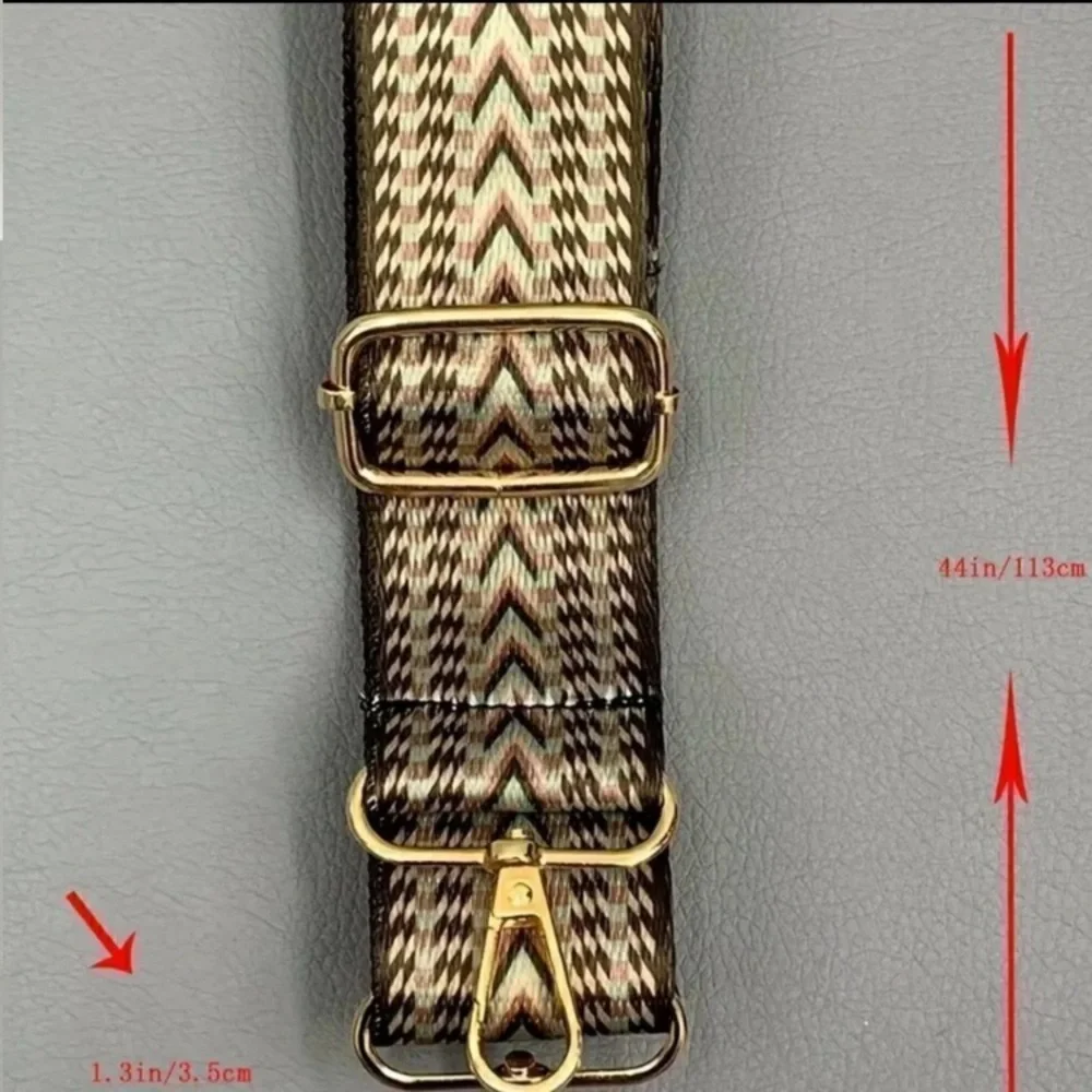 Replacement strap for bag, wide shoulder strap, adjustable canvas straps new